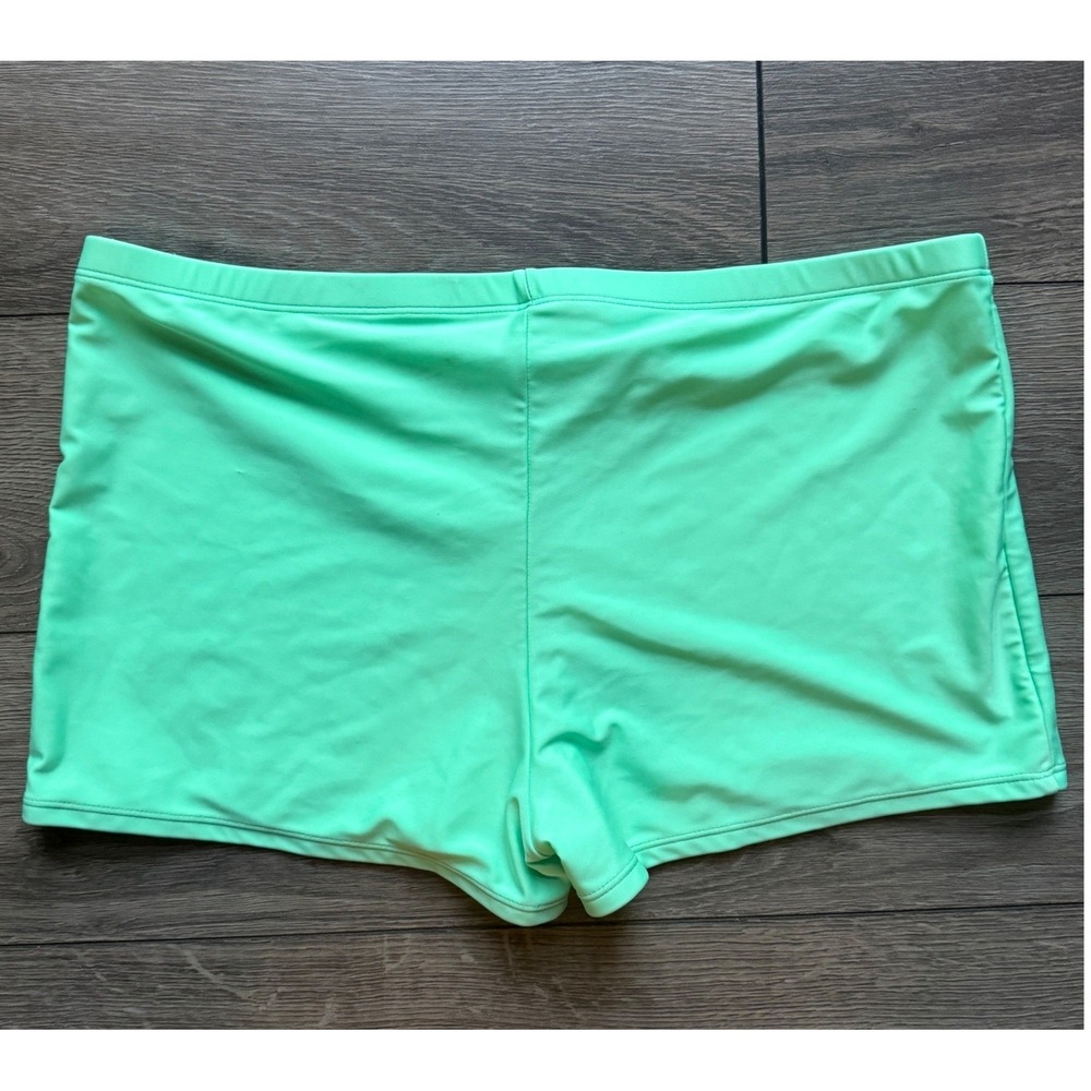 Esprlia Mint Green Swim Shorts Boy Shorts Plus Size‎ XXL Stretchy Beachwear